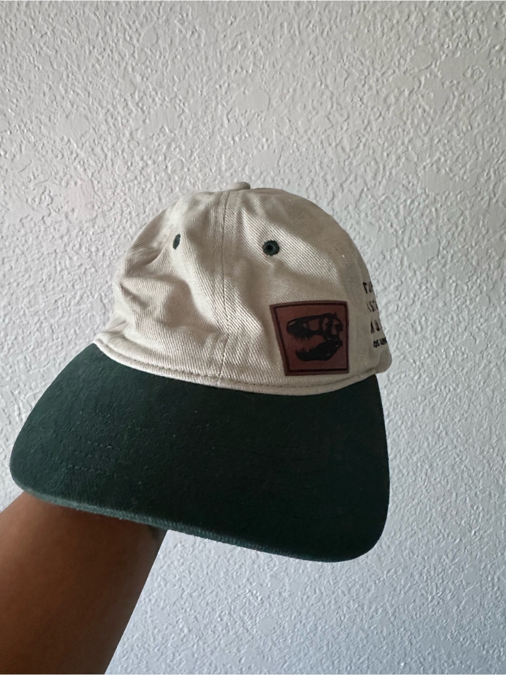 Natural History Museum Los Angeles Baseball Cap with Dinosaur logo